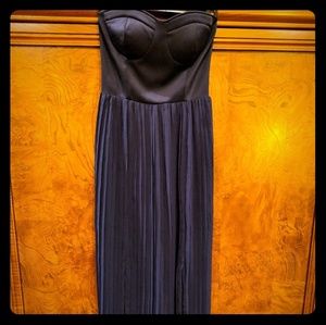 Navy blue maxi dress